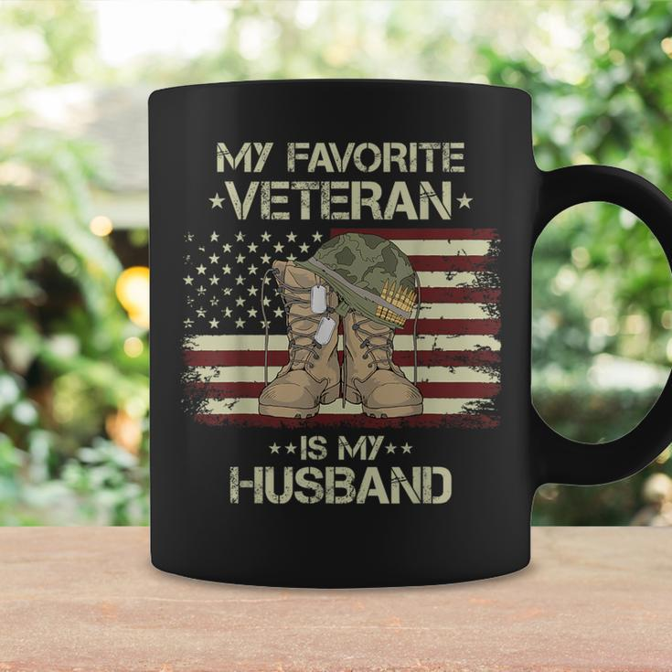 Army Veterans Day My Favorite Veteran Is My Husband Coffee Mug Gifts ideas