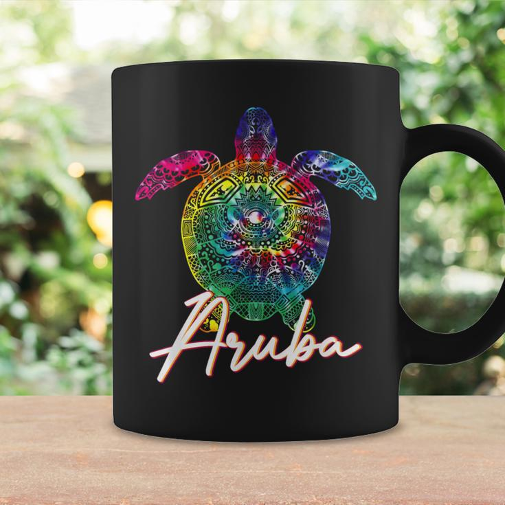 Aruba Tie Dye Sea Turtle Matching Family Vacation Coffee Mug Gifts ideas