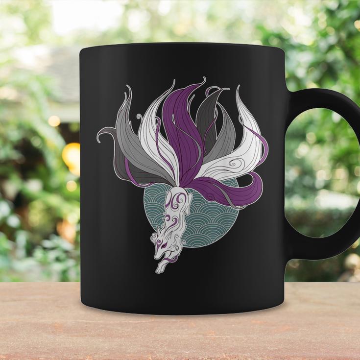 Asexual Kitsune Ace Pride Flag Demisexual Anime Furry Fox Coffee Mug Gifts ideas