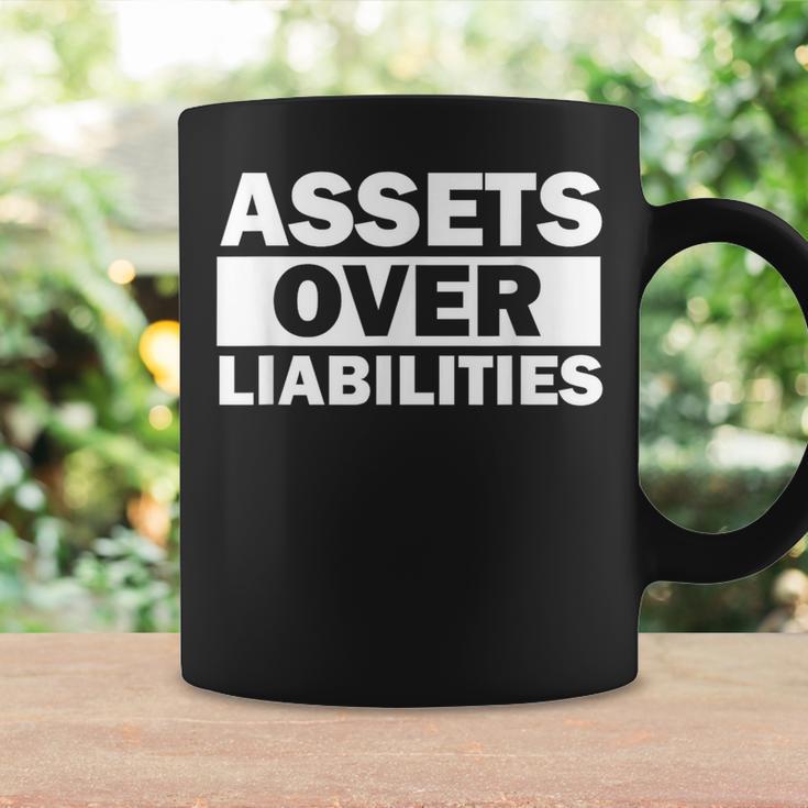 Assets Over Liabilities Entrepreneur Accountant Money Coffee Mug Gifts ideas