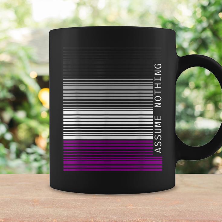 Assume Nothing Asexual Ace Pride Aromantic Asexuality Pride Coffee Mug Gifts ideas