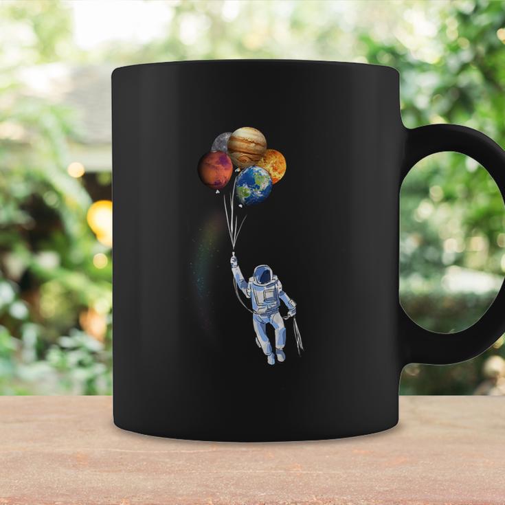 Astronaut Space Spaceman Holding Planet Balloon Coffee Mug Gifts ideas