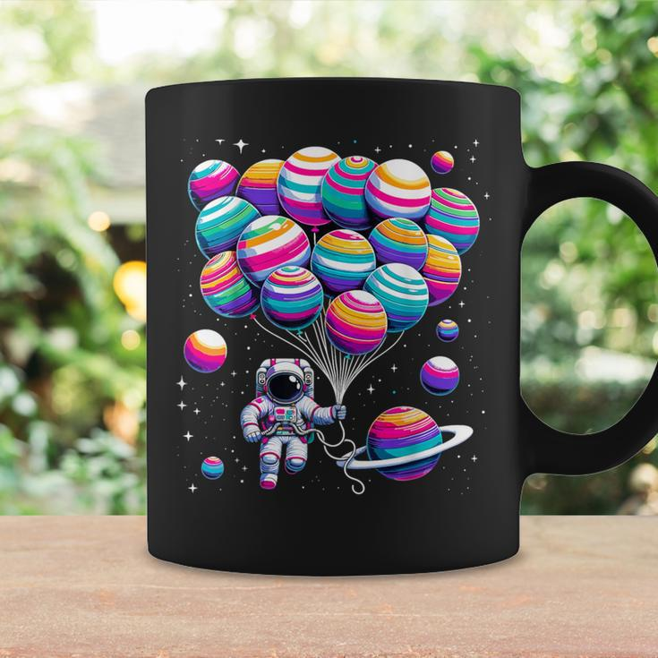 Astronaut Holding Planet Balloons Stem Science Coffee Mug Gifts ideas