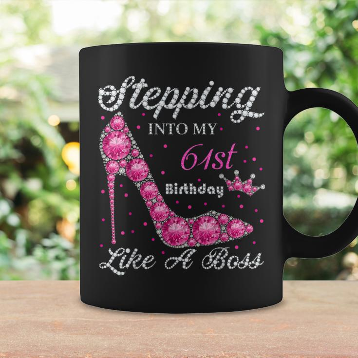 Aunt Bday Stepping Into My 61St Birthday Like A Boss Coffee Mug Gifts ideas