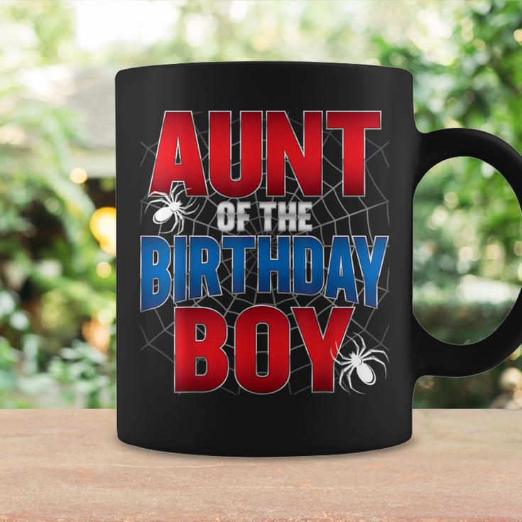 Aunt Of The Birthday Boy Costume Spider Web Birthday Party Coffee Mug Gifts ideas