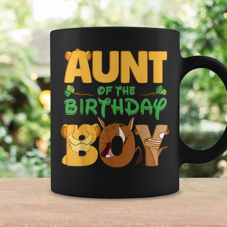 Aunt Of The Birthday Boy Lion Family Matching Coffee Mug Gifts ideas