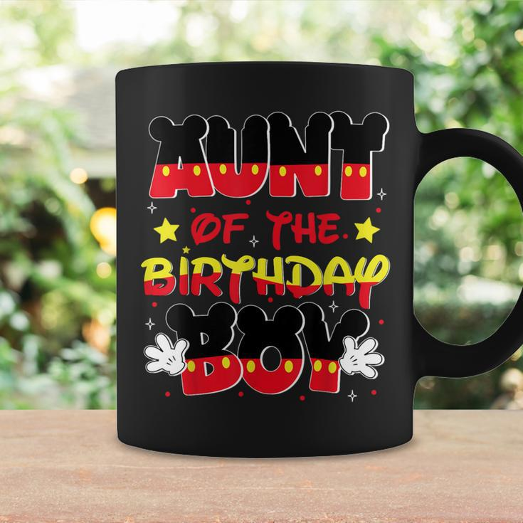 Aunt Of The Birthday Boy Mouse Family Matching Coffee Mug Gifts ideas