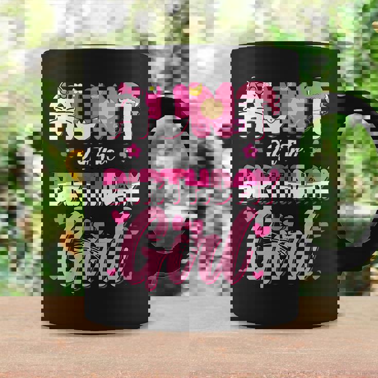 Aunt Of The Birthday Girl Cat Kitty Family Matching Coffee Mug Gifts ideas