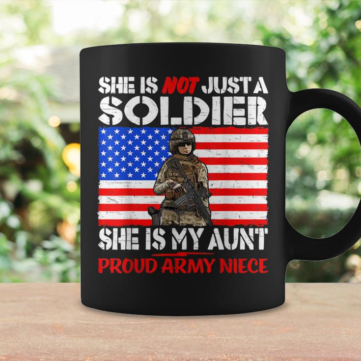 My Aunt Is A Soldier Hero Proud Army Niece Military Family Coffee Mug Gifts ideas