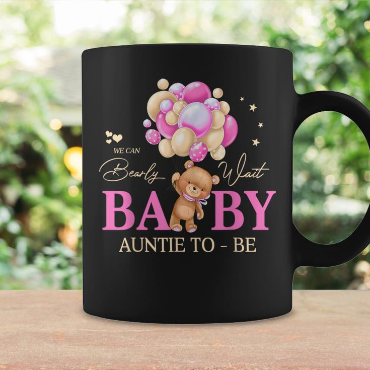 Auntie We Can Bearly Wait Baby Shower Bear Family Matching Coffee Mug Gifts ideas