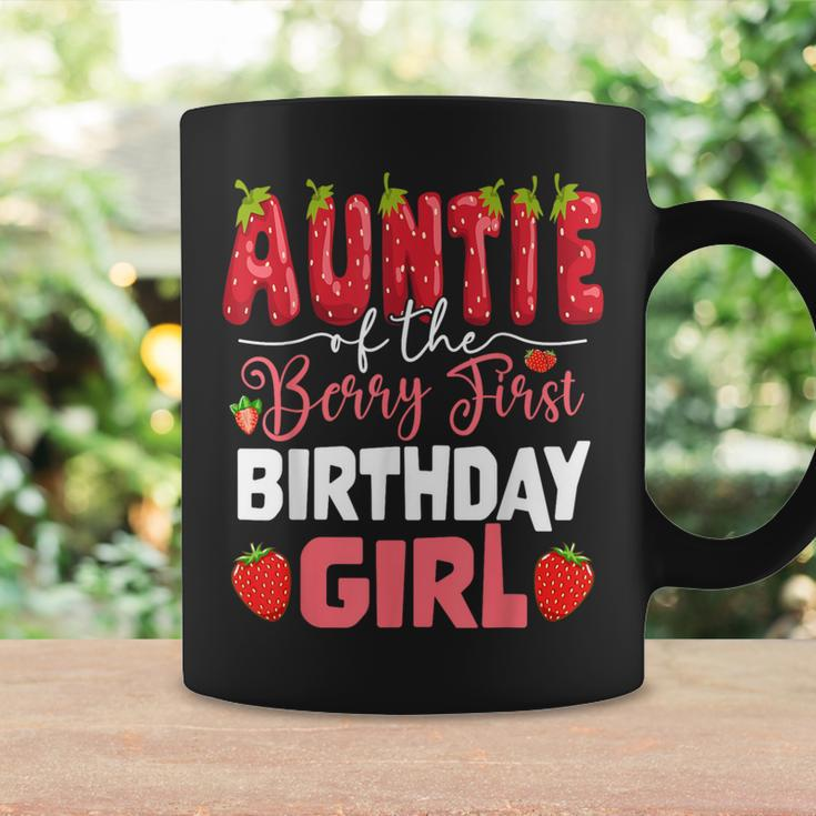 Auntie Of The Berry First Birthday Of Girl Strawberry Aunt Coffee Mug Gifts ideas