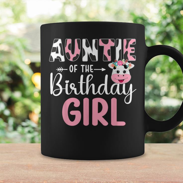 Auntie Of The Birthday Girl Farm Cow 1 St Birthday Girl Coffee Mug Gifts ideas