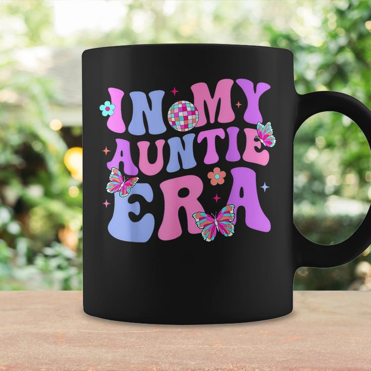 In My Auntie Era Retro Groovy Mother's Day Best Aunt Ever Coffee Mug Gifts ideas