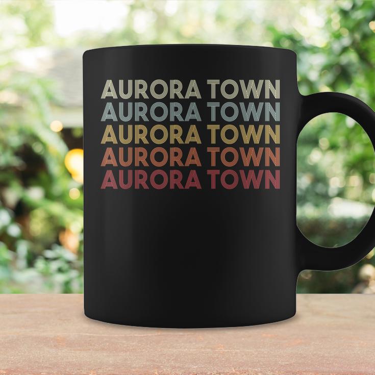 Aurora Town New York Aurora Town Ny Retro Vintage Text Coffee Mug Gifts ideas