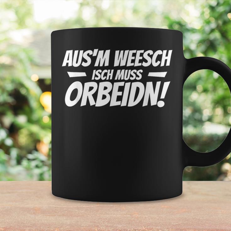 Aus dem Weg, ich muss arbeiten - Saxon Motiv Tassen für Berufstätige Geschenkideen