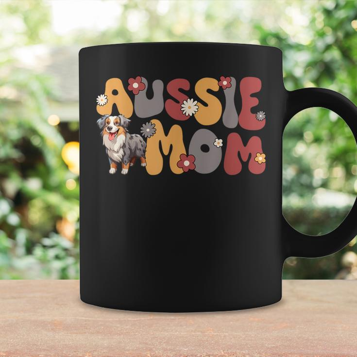 Australian Shepherd Blue Merle Groovy Aussie Mom Coffee Mug Gifts ideas