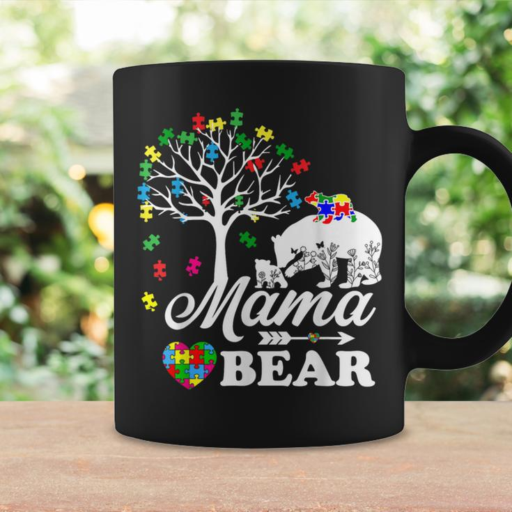 Autism Awareness Mama Bear Support Autistic Autism Mom Coffee Mug Gifts ideas