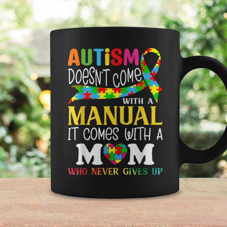 Autism Mom Doesn't Come With A Manual Autism Awareness Coffee Mug Gifts ideas