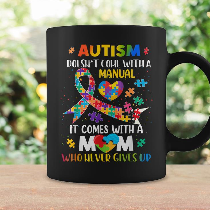 Autism Mom Doesn't Come With A Manual Autism Awareness Women Coffee Mug Gifts ideas