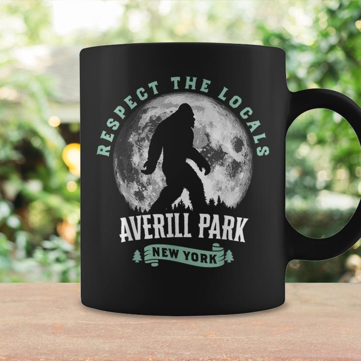Averill Park New York Respect The Locals Bigfoot Night Coffee Mug Gifts ideas