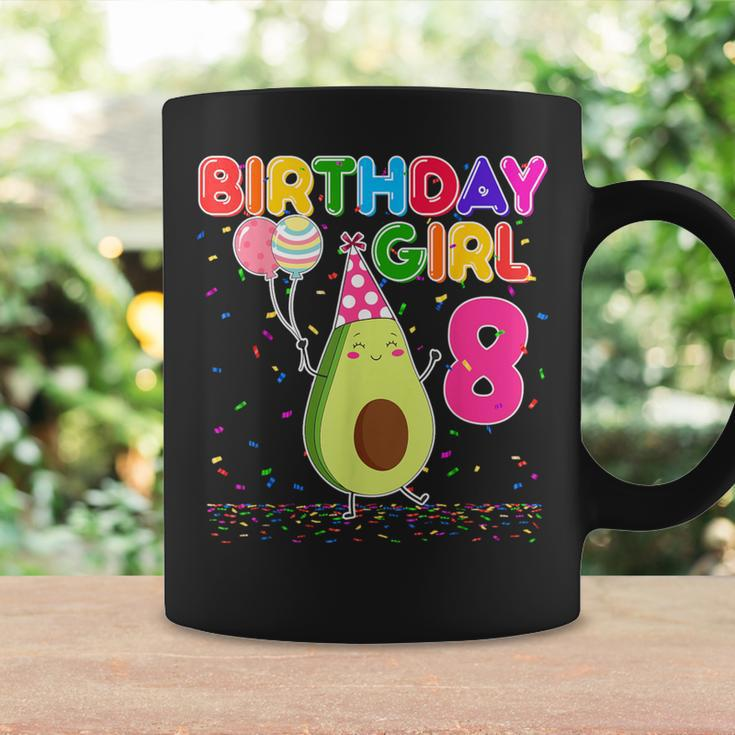 Avocados 8Th Birthday Girl 8 Years Old Avocados Theme B-Day Coffee Mug Gifts ideas