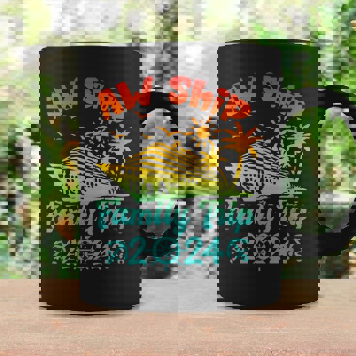 Aw Ship It's A Family Trip Cruise Vacation Beach 2024 Coffee Mug Gifts ideas