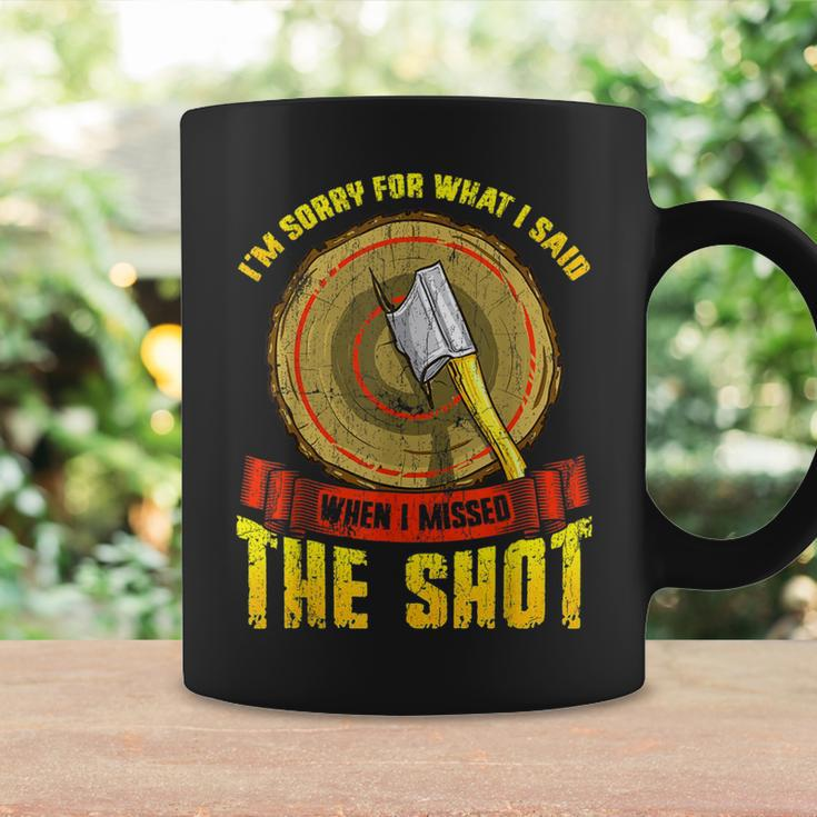 Ax Throwing Lumberjack Hatchet Tomahawk Coffee Mug Gifts ideas