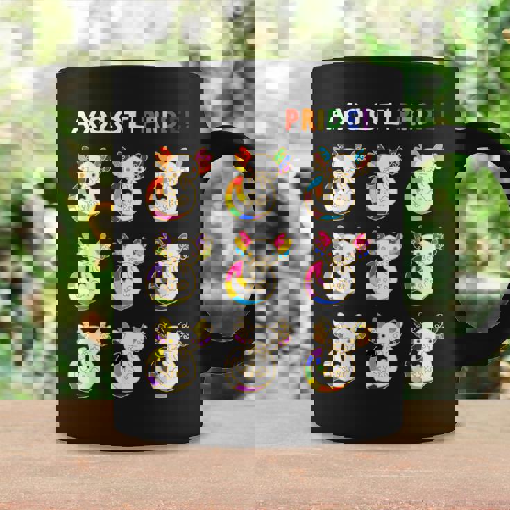 Axolotl Pride Lgbt Kawaii Axolotls Rainbow Gay Pride Month Coffee Mug Gifts ideas