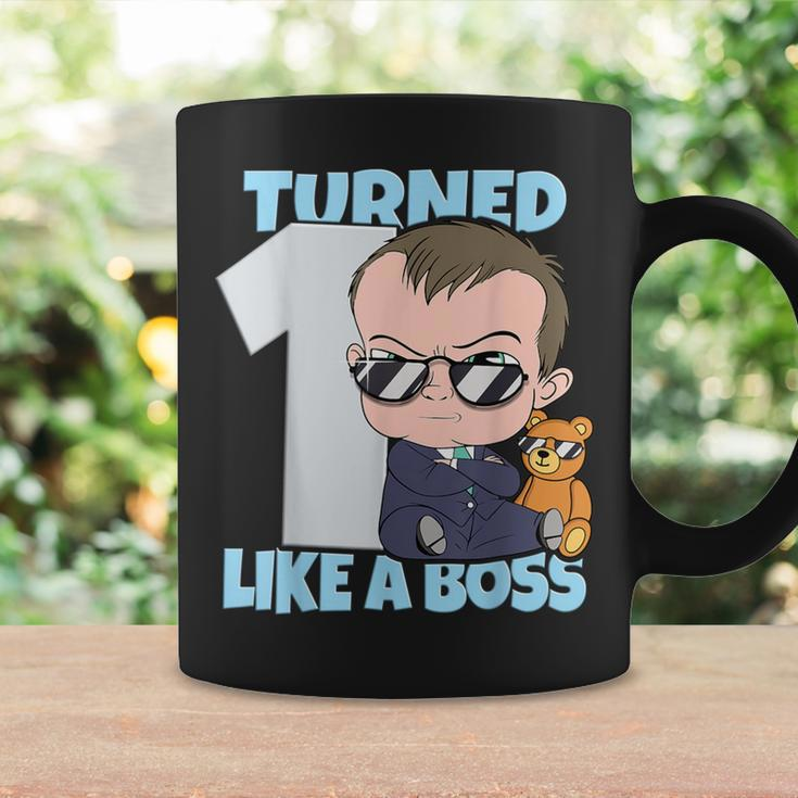 Baby 1St Birthday Boy Girl 1 Year Like A Boss Kids Coffee Mug Gifts ideas