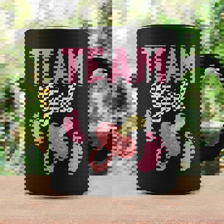 Baby Announcement Future Parents Team Girl Gender Reveal Coffee Mug Gifts ideas