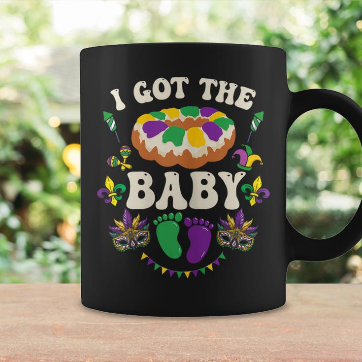 I Got The Baby Pregnancy Announcement Mardi Gras Coffee Mug Gifts ideas