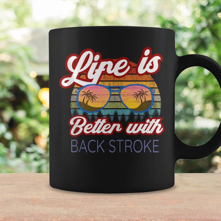 Back Stroke Swimmers 'Life Is Better With Back Stroke' Coffee Mug Gifts ideas