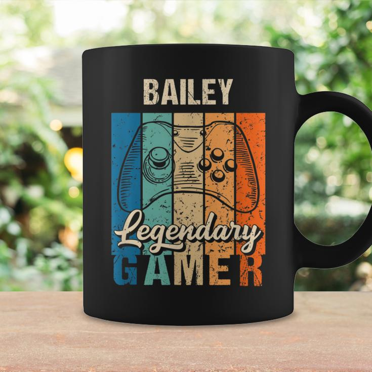 Bailey Name Personalized Retro Legendary Gamer Coffee Mug Gifts ideas