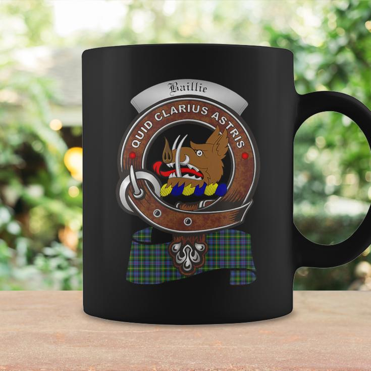 Baillie Scottish Clan Badge With Tartan Coffee Mug Gifts ideas