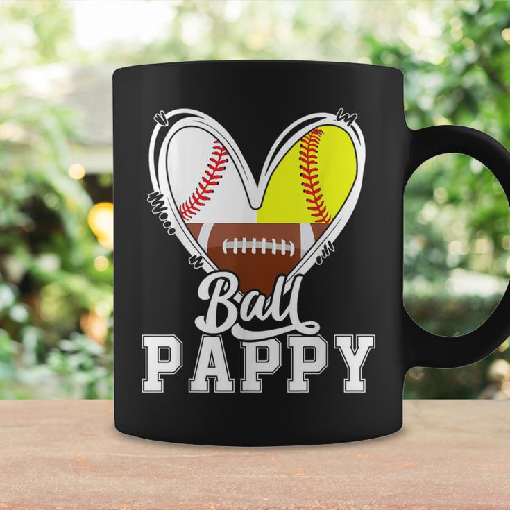 Ball Pappy Baseball Football Softball Pappy Coffee Mug Gifts ideas