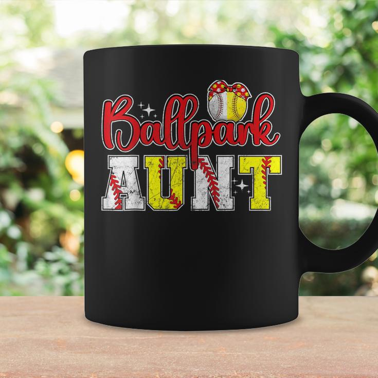 Ballpark Aunt Softball Baseball Aunt Coffee Mug Gifts ideas