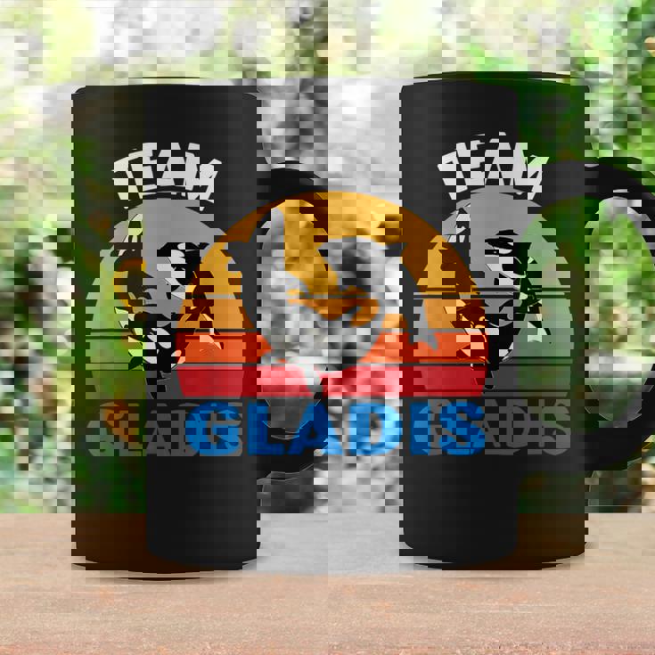 Barco Divertido Team Gladis Orca Whale Taza de café Ideas de regalos