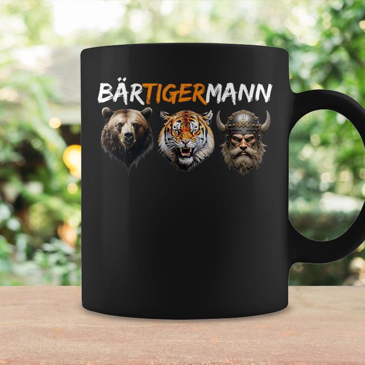 Bärtigermann Bear Tiger Mann Viking Fan Word Game Tassen Geschenkideen