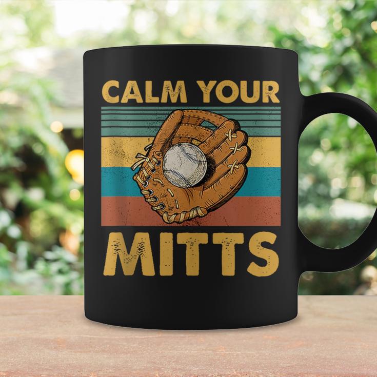 Baseball Calm Your Mitts Mom Coffee Mug Gifts ideas