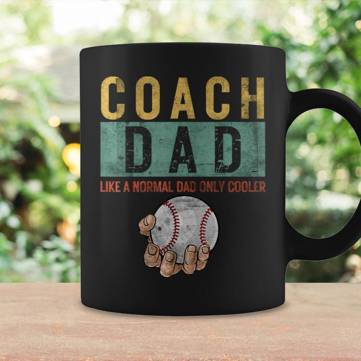 Baseball Coach Dad Like A Normal Dad Only Cooler Fathers Day Coffee Mug Gifts ideas