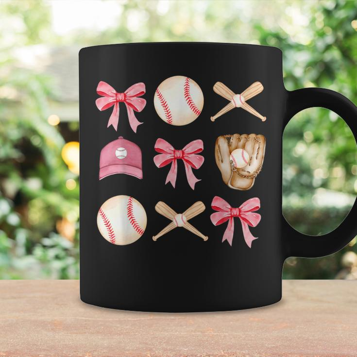 Baseball Mom Coquette Girls Baseball Mama Coffee Mug Gifts ideas