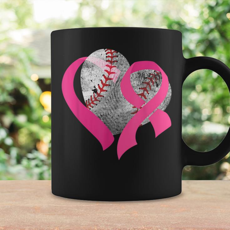Baseball Pink Ribbon Breast Cancer Awareness Coffee Mug Gifts ideas