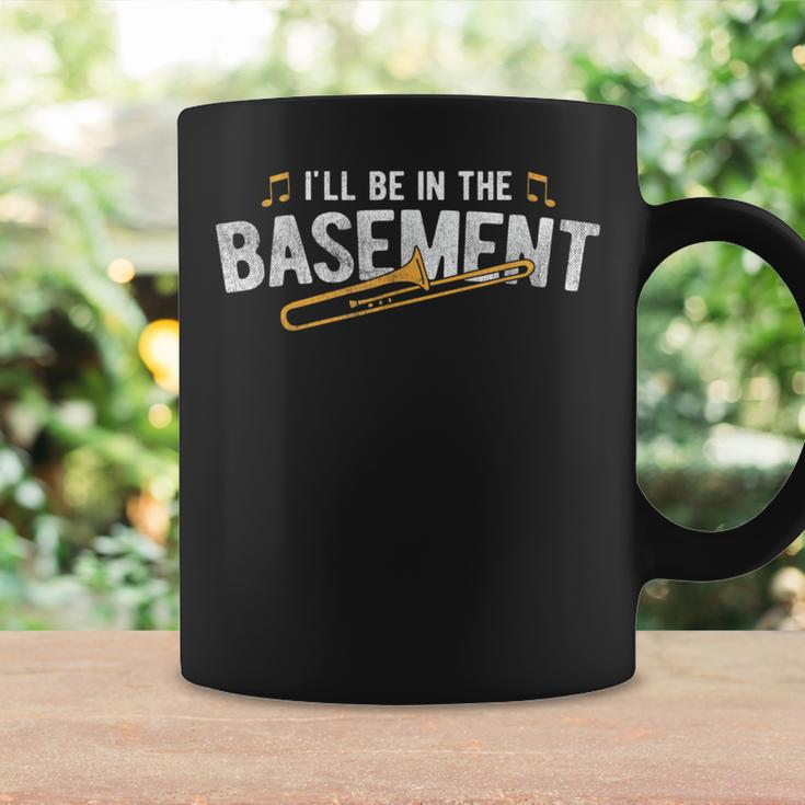 Be In The Basement Marching Band Jazz Trombone Coffee Mug Gifts ideas