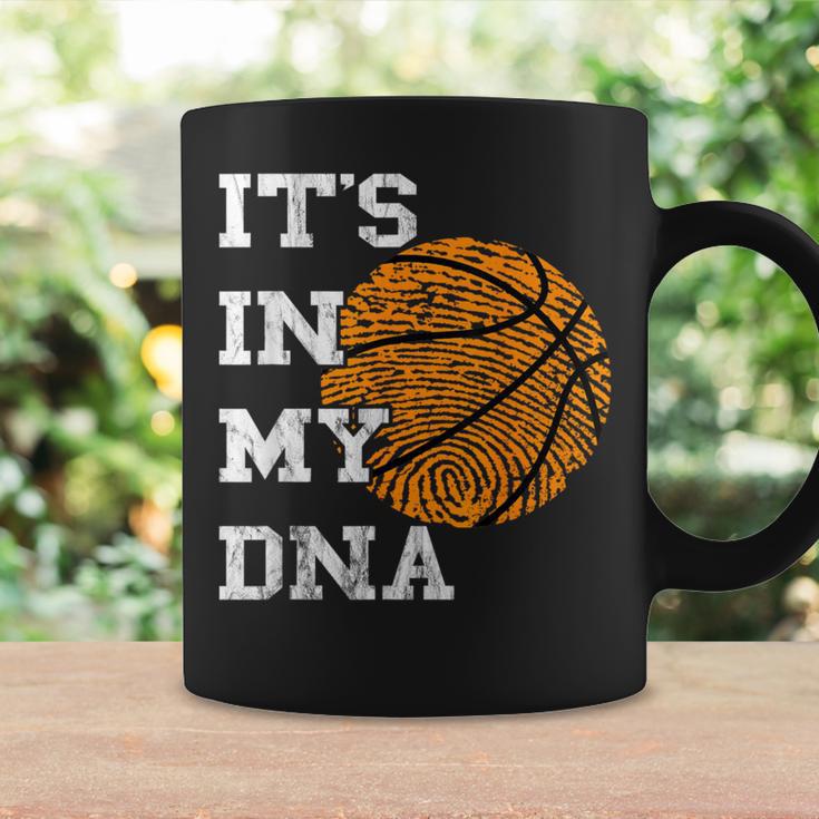 Basketball It's In My Dna Fingerprint Playing Basketball Coffee Mug Gifts ideas