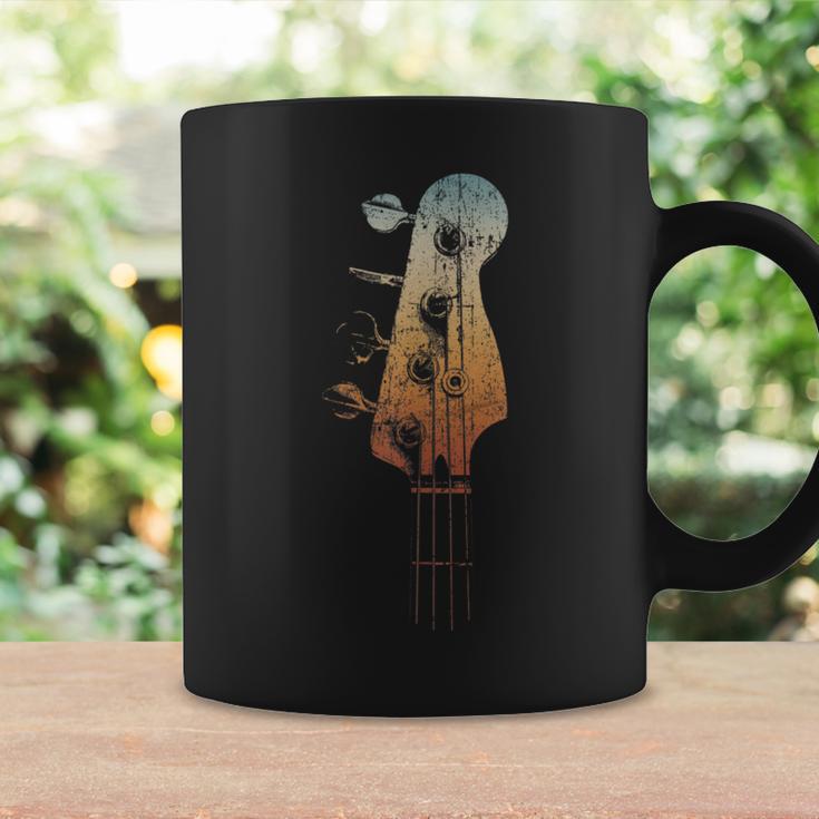 Bass Guitar Vintage Retro Headstock Bassist And Bass Player Coffee Mug Gifts ideas