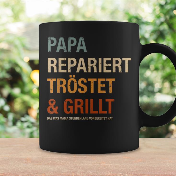 Bbq Papa Repariert Komöstet Und Grillt For Dad Tassen Geschenkideen