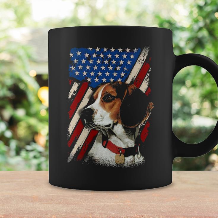 Beagle American Flag Bandana Patriotic 4Th Of July Coffee Mug Gifts ideas