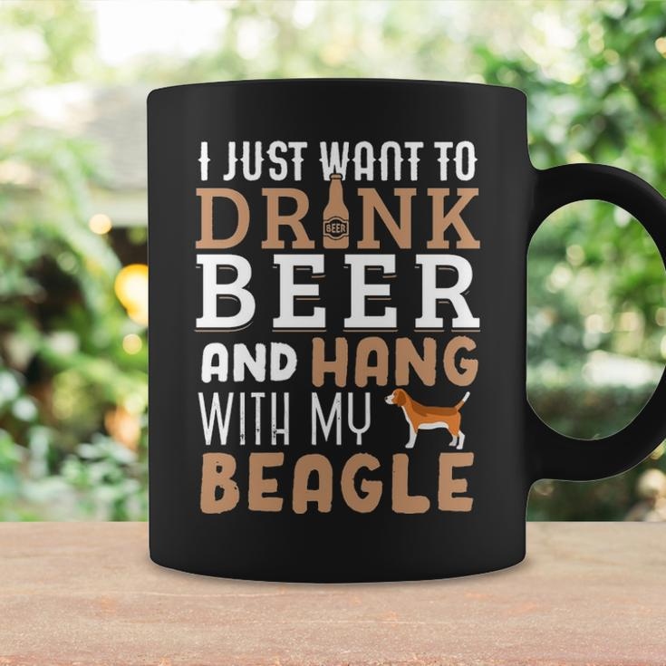 Beagle Dad Father's Day Dog Lover Beer Coffee Mug Gifts ideas