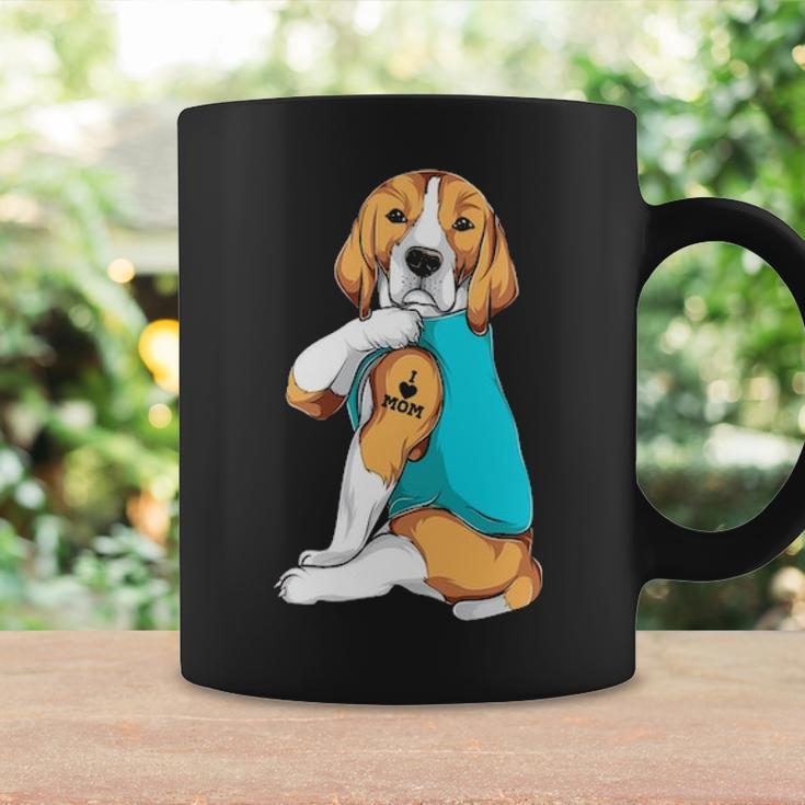 Beagle I Love Mom Apparel Dog Mom Womens Coffee Mug Gifts ideas