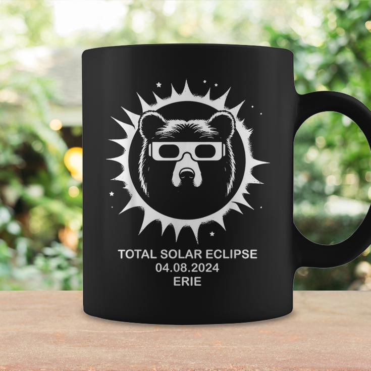 Bear Total Solar Eclipse 2024 Erie Coffee Mug Gifts ideas